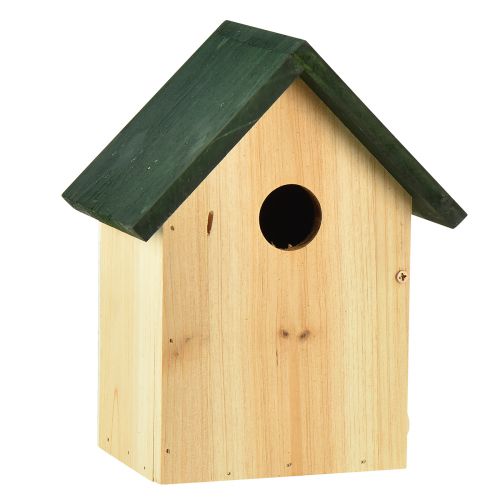 Floristik24 Incubator Nesting Box Bluetit Natural Green 16x11x19,5cm