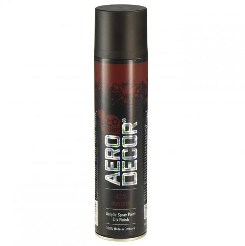 Floristik24 Spray paint acrylic varnish maroon satin matt 400ml