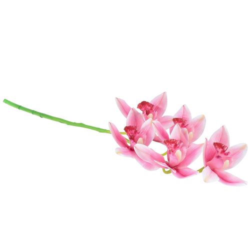 Product Cymbidium orchid artificial 5 flowers pink 65cm