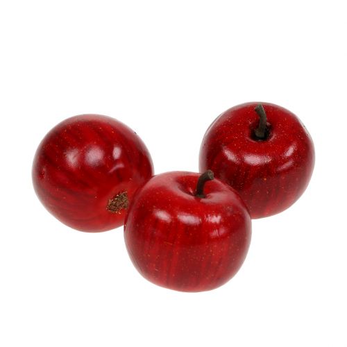 Product Decorative apple red shiny 4.5cm 12pcs