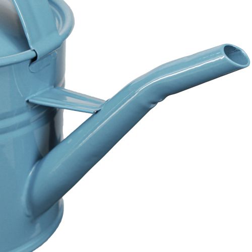 Product Decorative Watering Can Flowerpot Blue Metal 28x13x17cm 1.25l