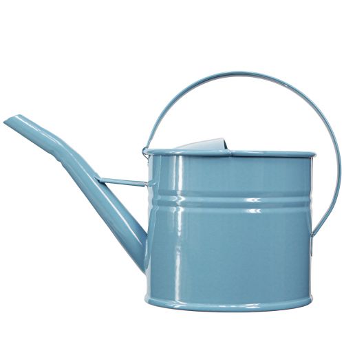 Product Decorative Watering Can Flowerpot Blue Metal 28x13x17cm 1.25l