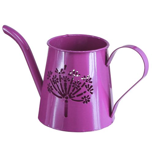 Decorative Watering Can Metal Can Dandelion Purple H12cm 2pcs