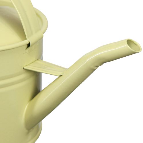 Product Decorative Watering Can Metal Small Green-Yellow 28x13x17cm 1.25l