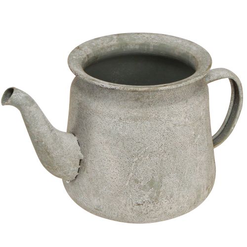 Product Decorative jug metal vintage teapot grey 24×14×14cm