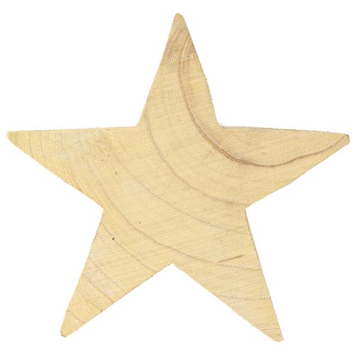 Product Decorative star made of wood Paulownia wooden star for standing 20cm