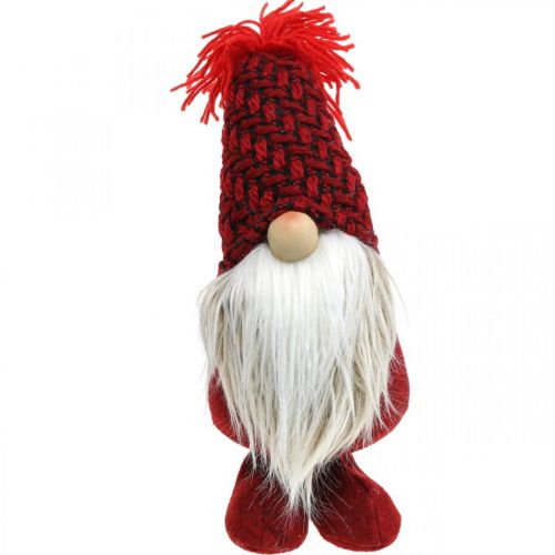 Product Deco Gnome Beard Christmas Gnome Deco Figure Red H30cm