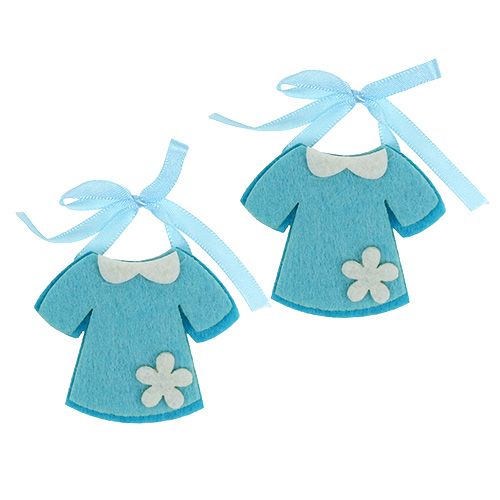 Nursery Felt Dress Blue 7cm 20pcs