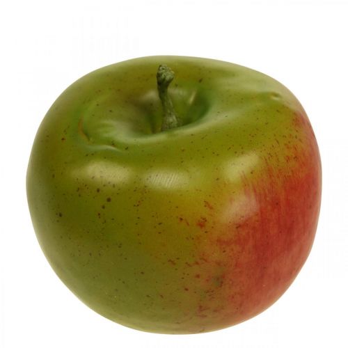 Decoration apple red green, decorative fruit, food dummy Ø8cm