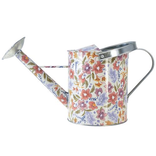 Product Decorative watering can metal planter flowers vintage Ø18cm