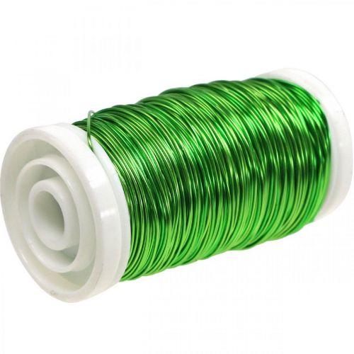 Product Deco Enamelled Wire Apple Green Ø0.50mm 50m 100g