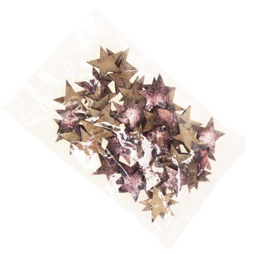 Product Decorative Star Christmas Star Coconut Pink Metallic 5cm 50 Pcs