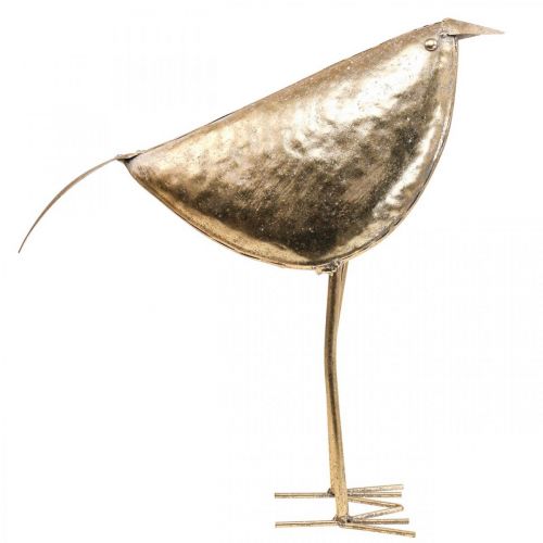 Product Deco bird Deco figure bird gold metal decoration 41×13×42cm