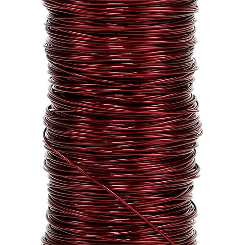 Product Decorative Enamel Wire Ø0.30mm 30g/50m Bordeaux