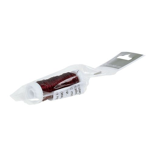 Product Decorative Enamel Wire Ø0.30mm 30g/50m Bordeaux