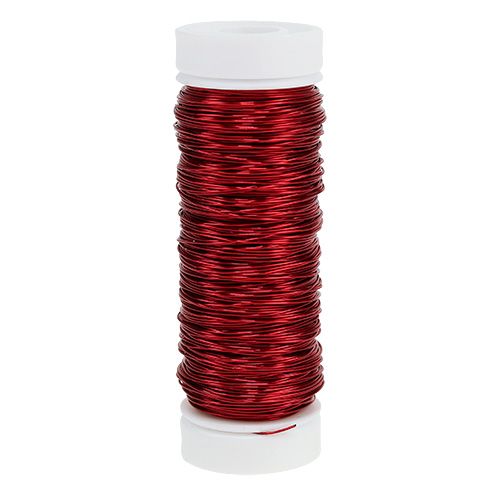 Floristik24 Deco wire Ø0.30mm 30g/50m red