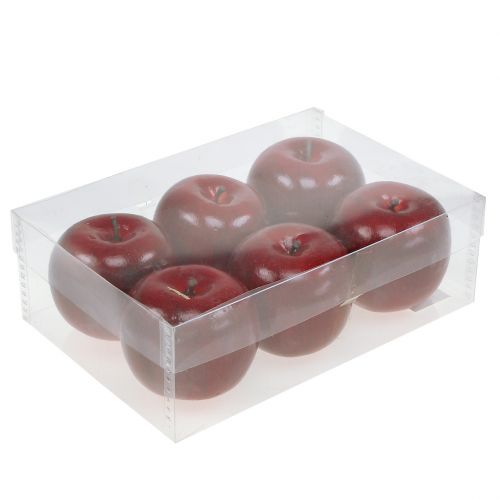 Product Decorative Apples Red, varnished Ø8cm 6 pcs