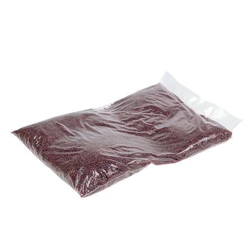 Product Decorative granules Burgundy decorative stones 2mm - 3mm 2kg