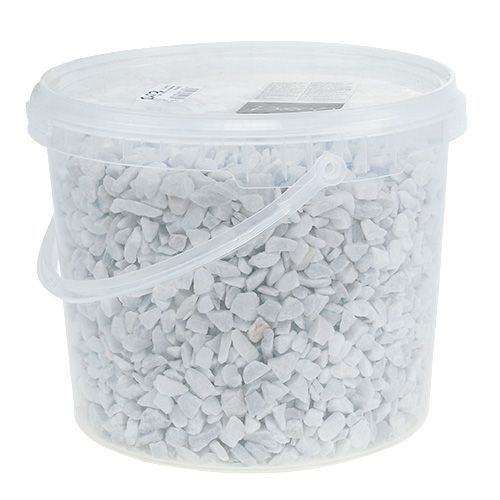 Product Deco Stones 9mm - 13mm White 5L