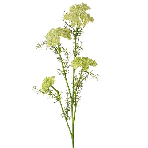 Dill artificial plant with long stem meadow flower green white 87cm