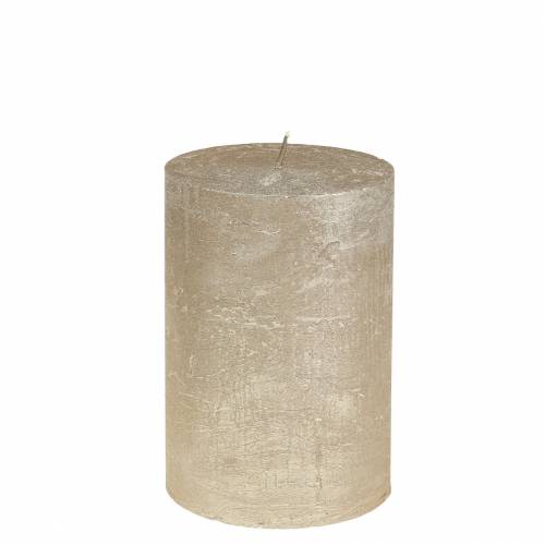 Product Solid colored candles platinum 70x120mm 4pcs