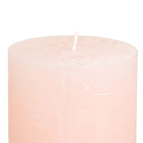 Product Solid Colored Candles Pink Pillar Candles Light Pink 70×80mm 4 Pcs