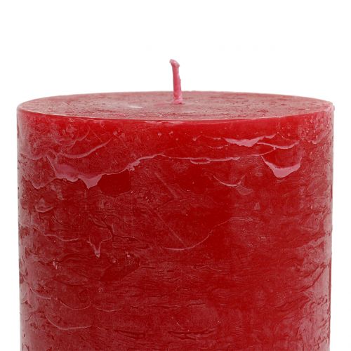 Product Solid-colored candles red 85x120mm 2 pcs