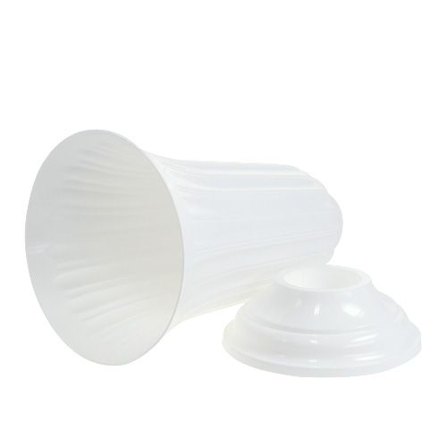 Product Vase Lilia white Ø23cm 1 pc