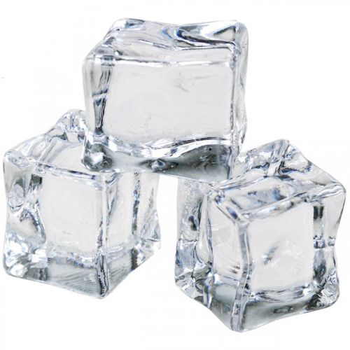 Product Artificial Ice Cubes Decorative Ice Transparent 2.5×3×2.5cm 12 pcs