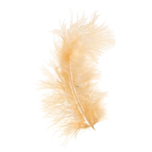 Product Feathers Orange for Crafting Spring Easter 5-10cm 20g