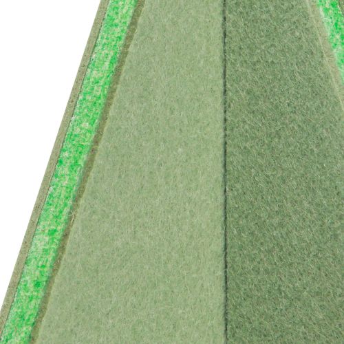 Product Felt decoration star to stand Christmas decoration felt green H62cm