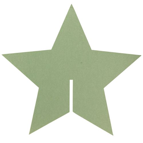 Product Felt decoration star to stand Christmas decoration felt green H62cm