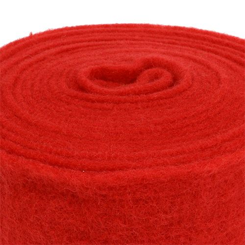 Product Felt Ribbon 15cm x 5m Red