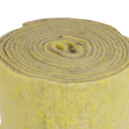 Product Felt ribbon wool ribbon pot ribbon decorative ribbon gray yellow 15cm 5m