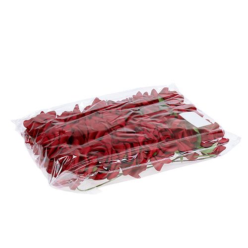 Product Foam Rose Ø7.5cm Red 18 pcs