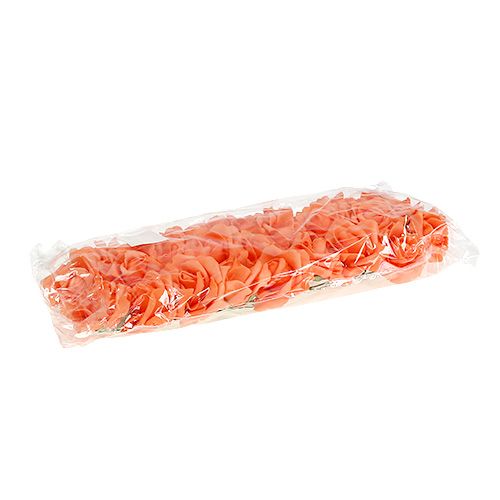 Product Foam Rose Ø 6cm Orange 27 pcs