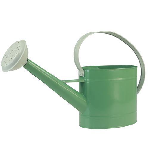 Product Decorative watering can light green metal planter 52.5×15×30cm