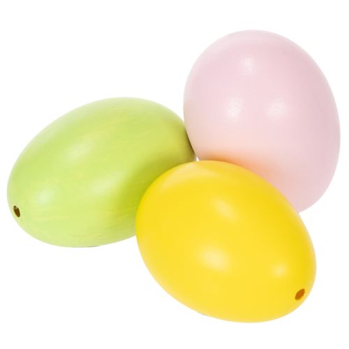 Product Easter egg decoration, real goose eggs for spring-like room decor, 7cm, 10 pieces
