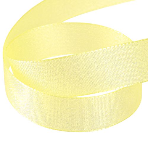 Product Gift Ribbon Yellow Glitter Decorative Ribbon Glittery 25mm 20m