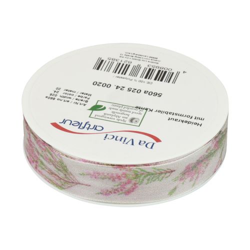 Product Gift ribbon ribbon autumn heather fabric ribbon 25mm 20m