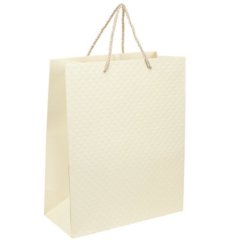 Gift Bag Paper Gift Bag Cream 26×12×32cm 1 pc