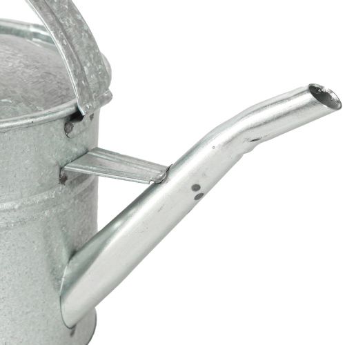 Product Watering Can Metal Decoration Vintage Silver 30×13×14cm 1.25l