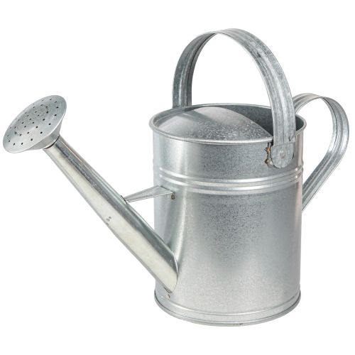 Floristik24 Decorative Watering Can Retro Design Metal Silver 42x15.5x27cm