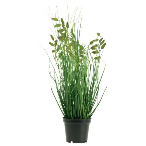 Floristik24 Quaking Grass Artificial Grasses Artificial Potted Plant 36cm