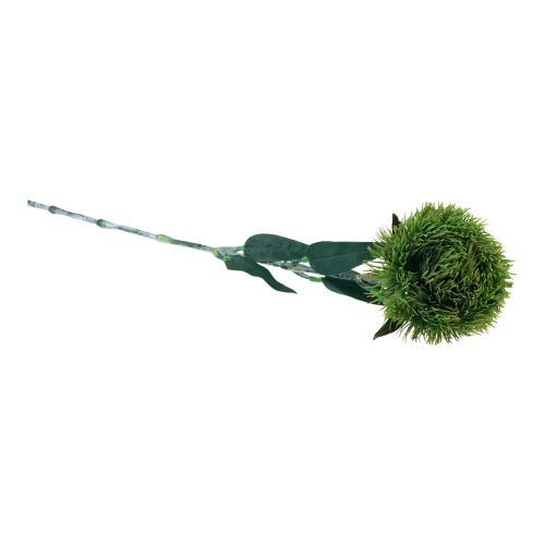 Product Green bearded carnation artificial flower like from the garden 54cm