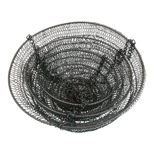 Product Hanging basket 3 levels wire basket for hanging Ø30.5cm H100cm