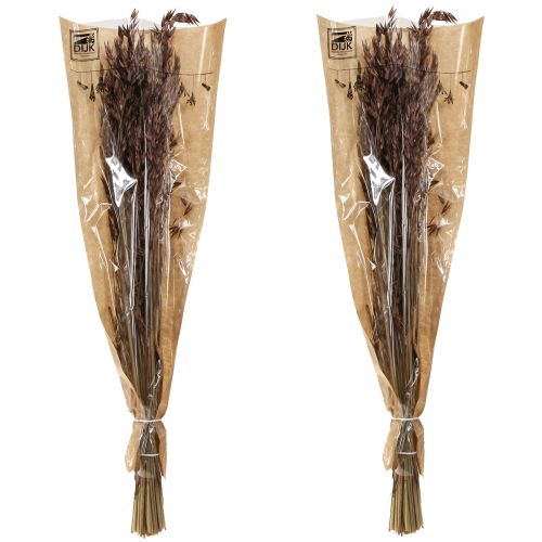 Product Oat Dry Decoration Dried Grasses Brown L64cm 70-75g 2pcs