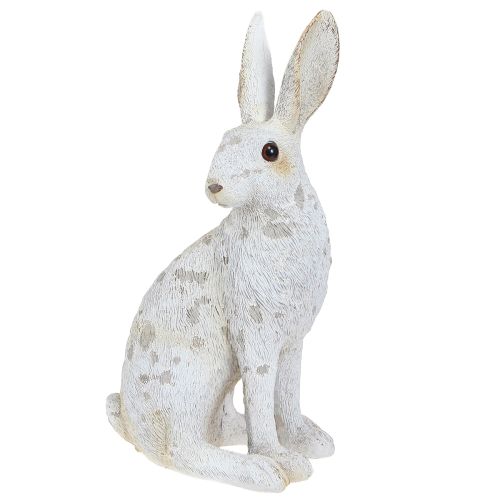 Decorative Rabbit Sitting Figure Easter Bunny Shabby Chic 12×9×25cm