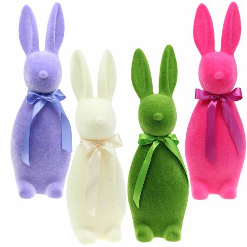 Floristik24 Bunny flocked 49cm Different colors