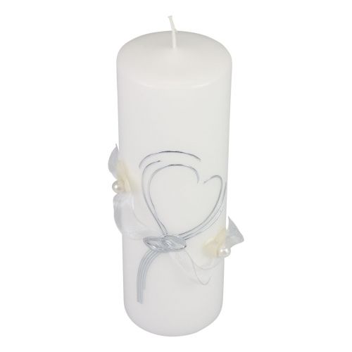 Product Wedding Candle Candle Wedding Candle Silver Wedding 240/80mm